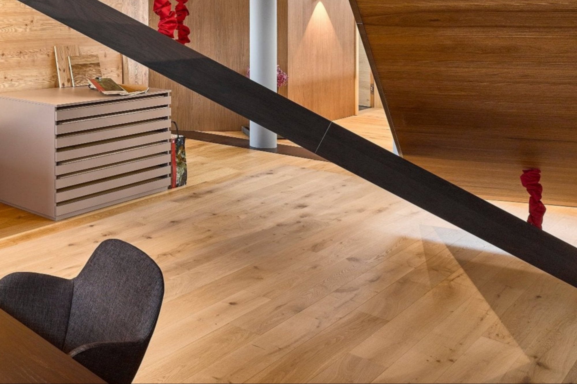 Parkett Landhausdiele Eiche Rohholzoptik gebürstet