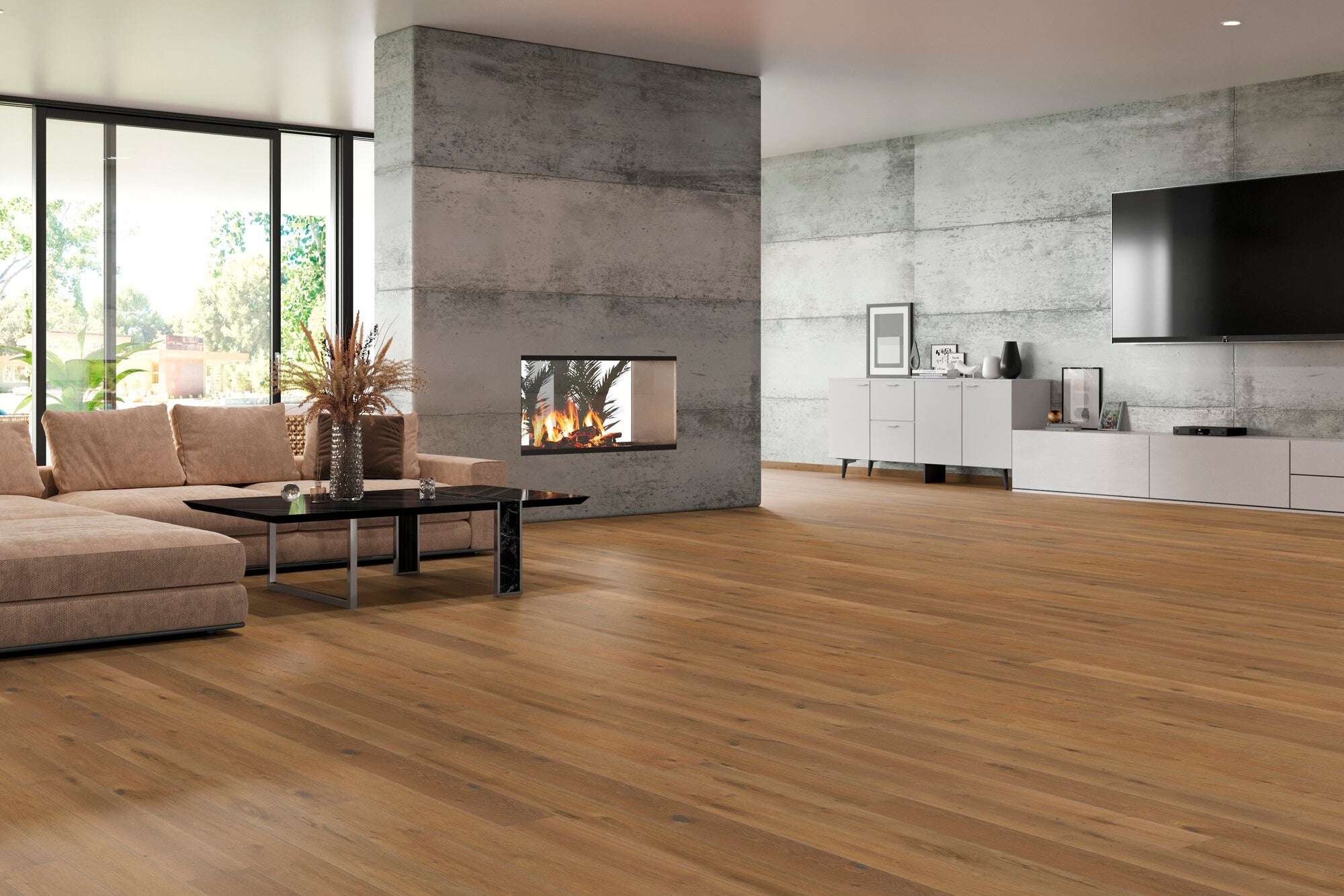 Parkett Landhausdiele Eiche Caramel