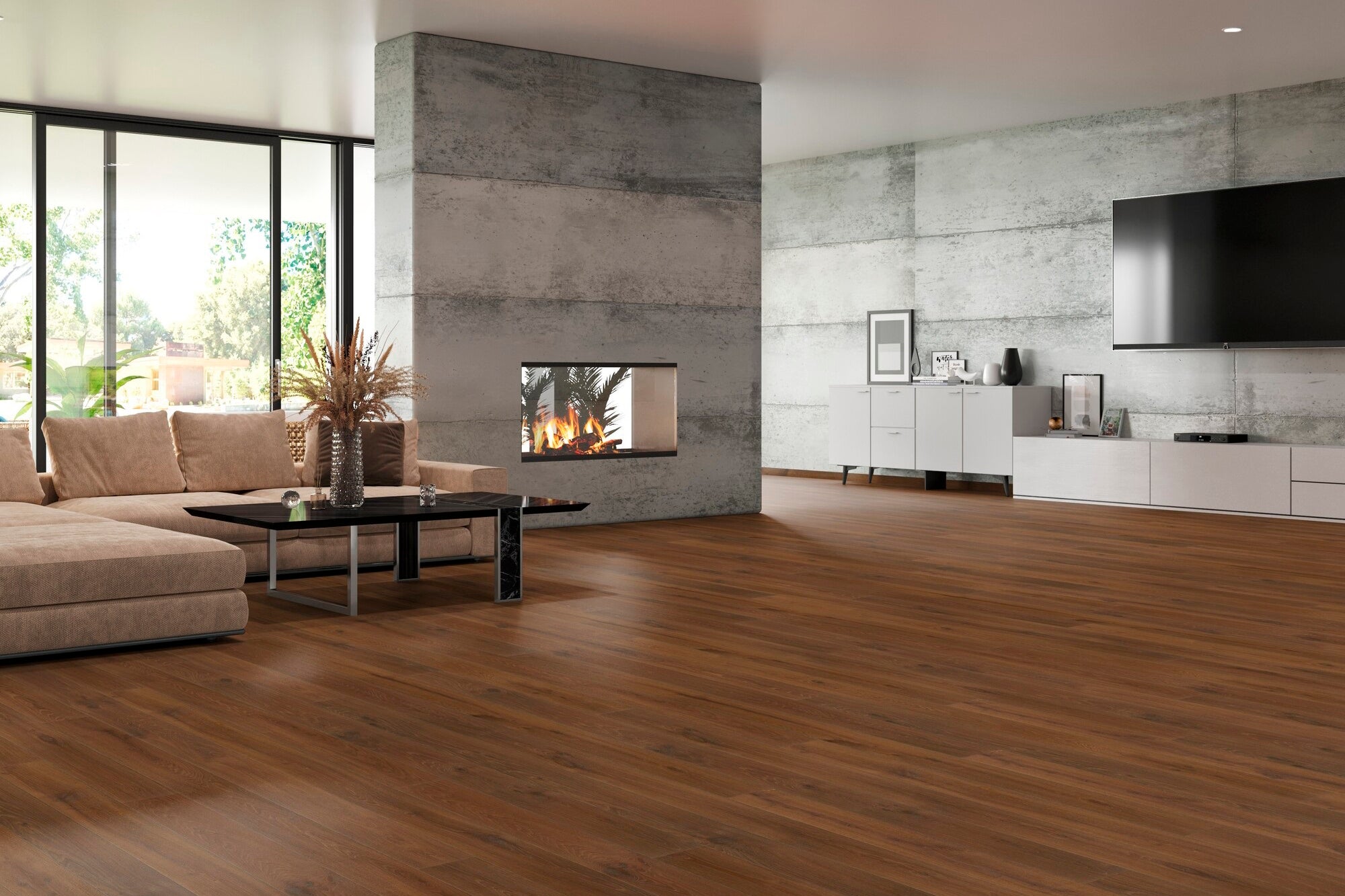Parkett Landhausdiele Eiche Mocca