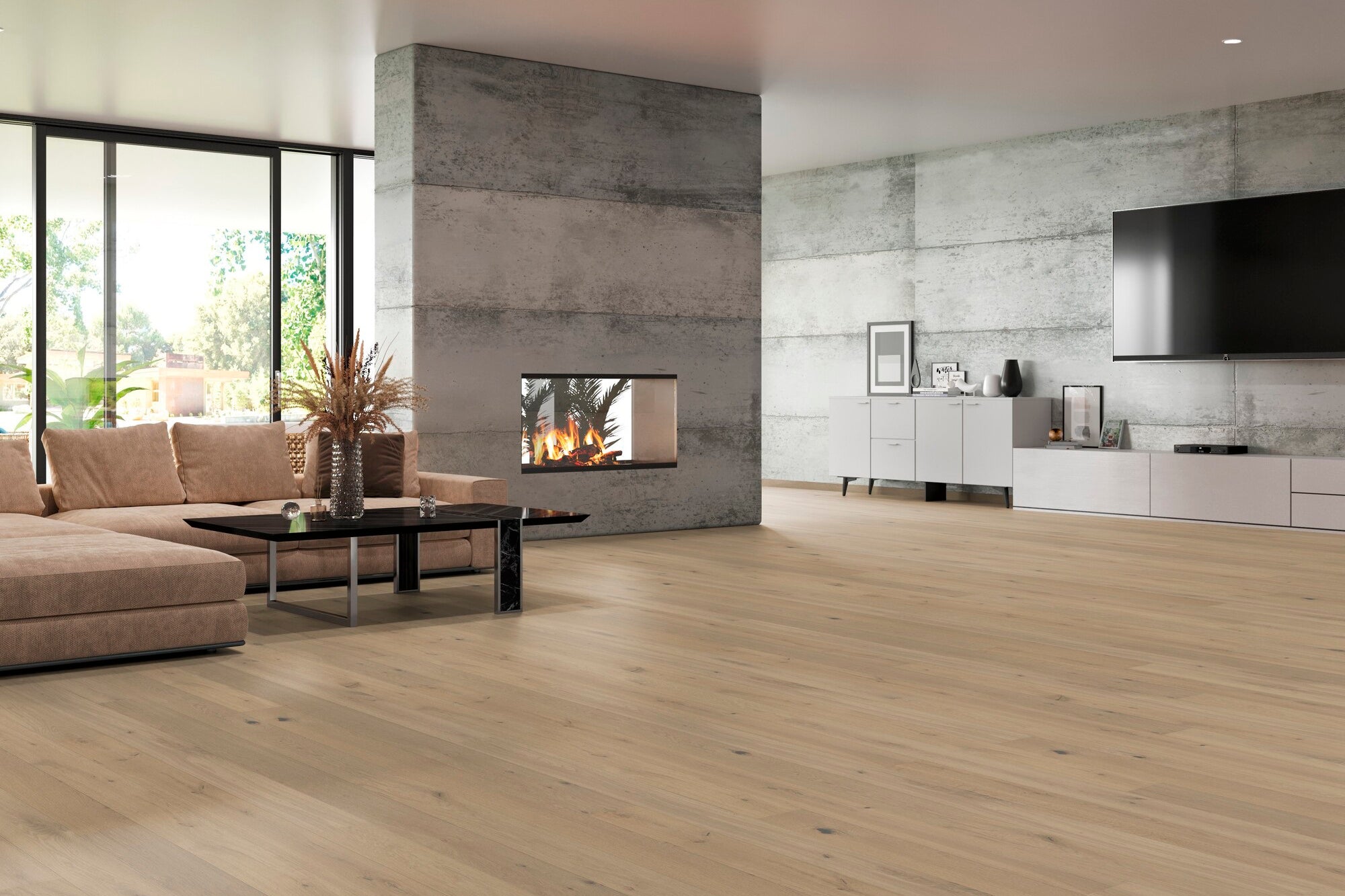 Parkett Landhausdiele Eiche Crema Pur