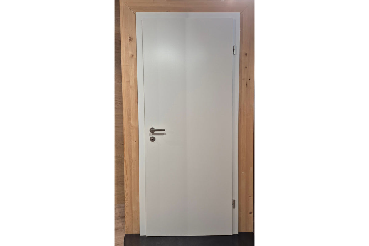 Futtertüre Dekor Uni Weisslack