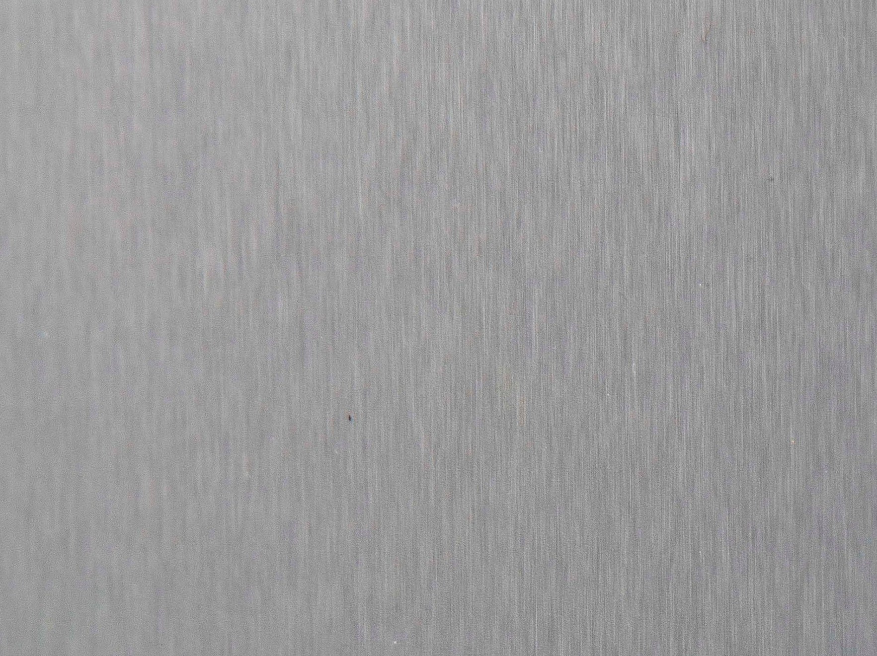 Designplatte in Metalloptik Platin gebürstet und Antifingerprint