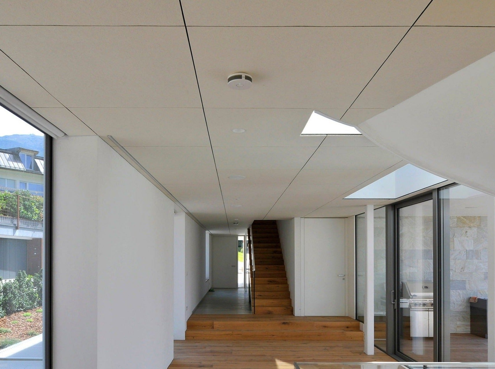 Akustik Paneel aus Schafwolle naturweiss