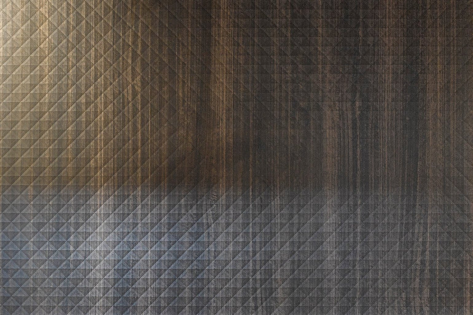 Designplatte Holzdekor schwarz-braun Pyramide geprägt