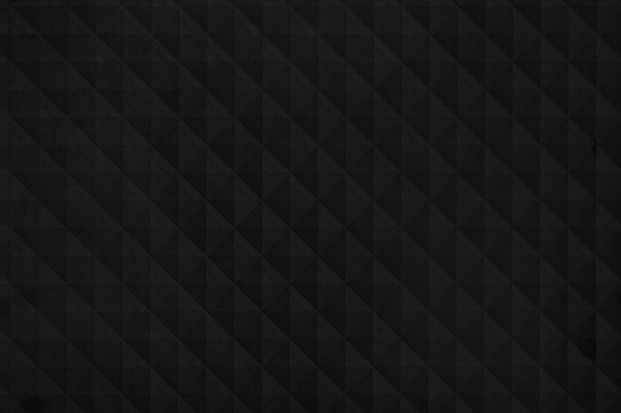Designplatte Uni schwarz Pyramide geprägt